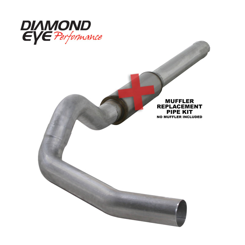Load image into Gallery viewer, Diamond Eye KIT 5in Catback MFLR RPLCMENT PIPE Single AL: 2004.5-2007.5 DODGE CUMMINS 600
