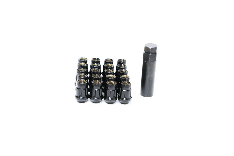Load image into Gallery viewer, Wheel Mate Monster Lug 35 Short Lug Nut Set of 20 - Black 14x1.50
