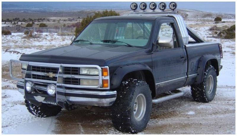 Load image into Gallery viewer, Bushwacker 88-99 Chevy C1500 Cutout Style Flares 2pc - Black
