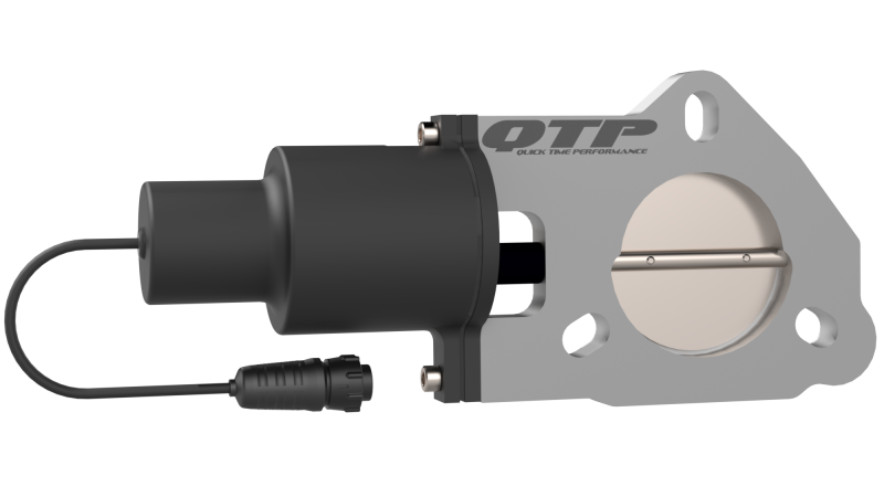 Load image into Gallery viewer, QTP 2.5in Bolt-On QTEC Electric Cutout Valve - Single
