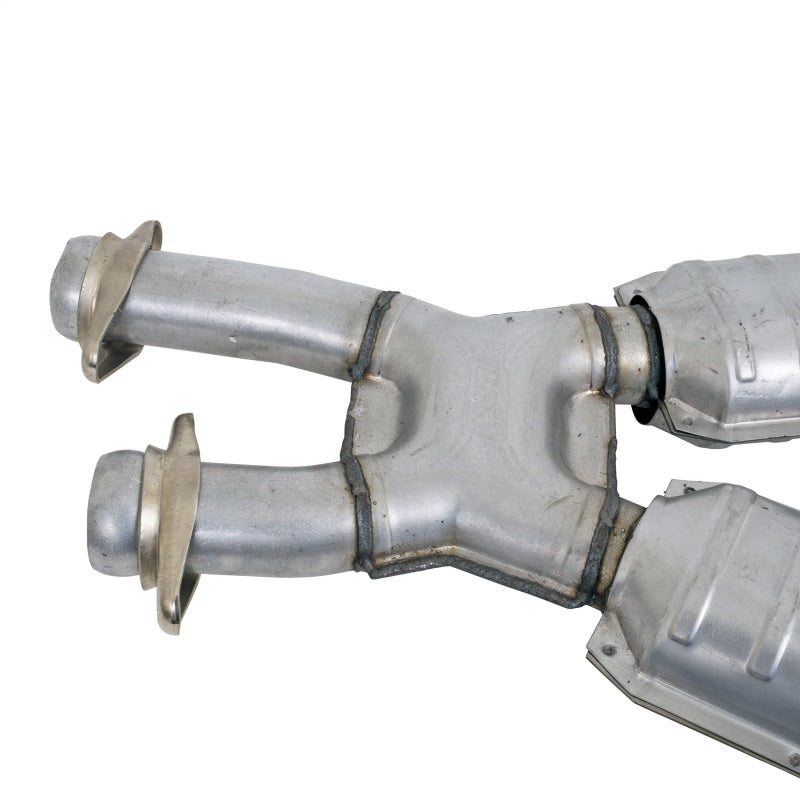 Load image into Gallery viewer, BBK 86-93 Mustang 5.0 High Flow X Pipe With Catalytic Converters - 2-1/2
