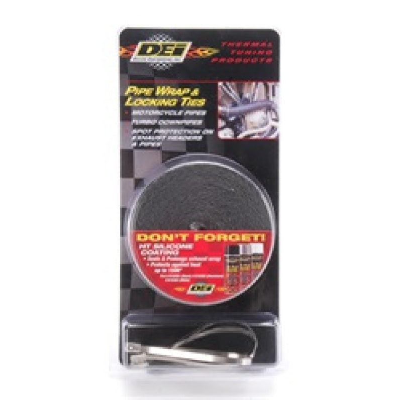 Load image into Gallery viewer, DEI Exhaust Wrap Kit - Pipe Wrap and Locking Tie - Black
