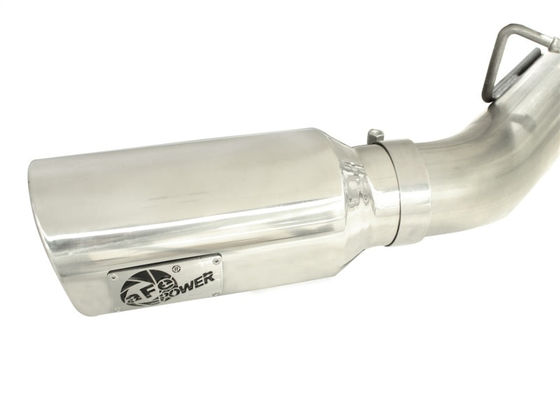 Load image into Gallery viewer, aFe MACHForce XP Exhaust Aluminized Dual Split DPF Back 11-15 GM Diesel Truck V8-6.6L (td) (pol tip)
