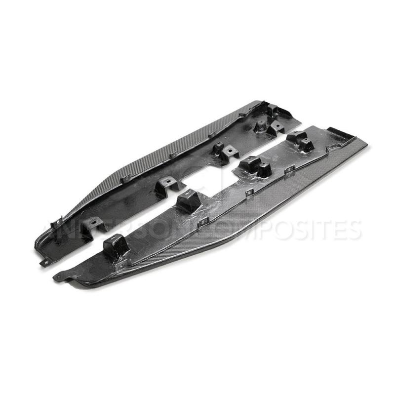 Load image into Gallery viewer, Anderson Composites 2020 Ford Mustang/Shelby GT500 Carbon Fiber Side Splitters
