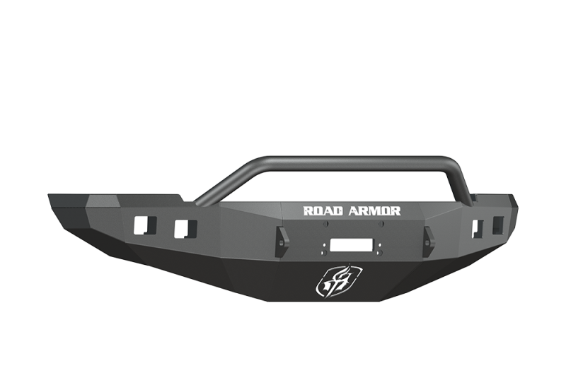 Load image into Gallery viewer, Road Armor 10-18 Ram 2500 Stealth Front Winch Bumper w/Pre-Runner Guard - Tex Blk

