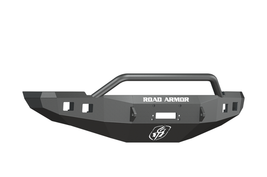 Road Armor 10-18 Ram 2500 Stealth Front Winch Bumper w/Pre-Runner Guard - Tex Blk