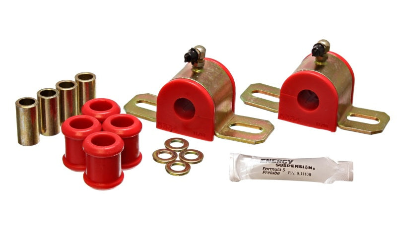 Load image into Gallery viewer, Energy Suspension 08-10 Chrysler 300C RWD / 07-10 Charger RWD Red 17.5mm Rear Sway Bar Bushing Set
