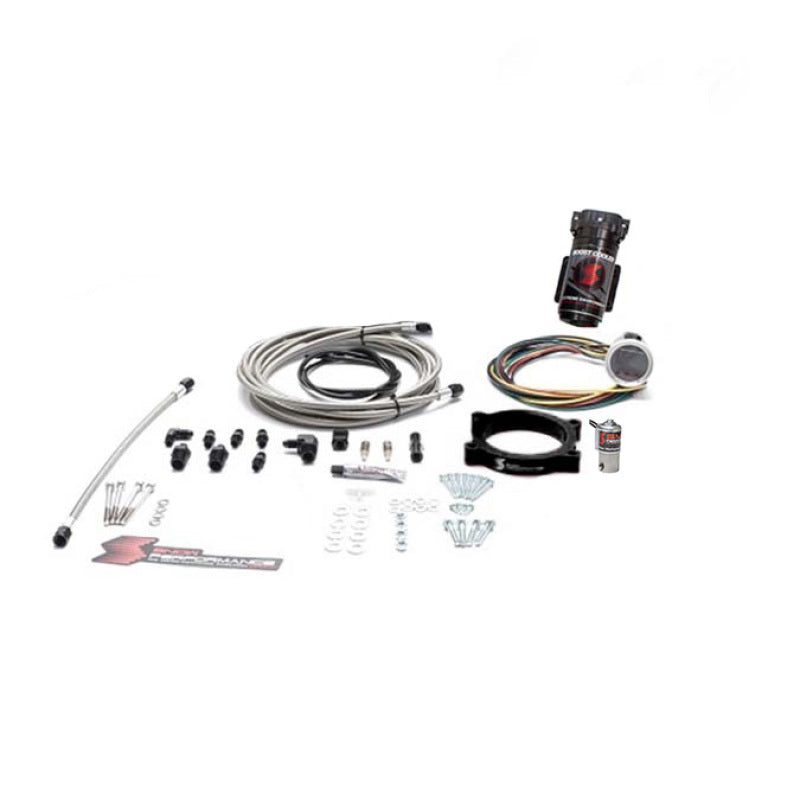Load image into Gallery viewer, Snow Performance 10-15 Camaro Stg 2 Bst Cooler F/I Water Injection Kit (SS Brded Line/4AN) w/o Tank
