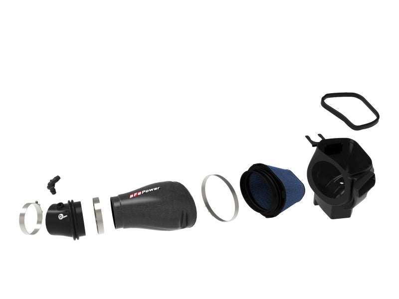 Load image into Gallery viewer, aFe Track Series Carbon Fiber Pro 5R AIS - 19-20 Jeep Grand Cherokee Trackhawk 6.2L
