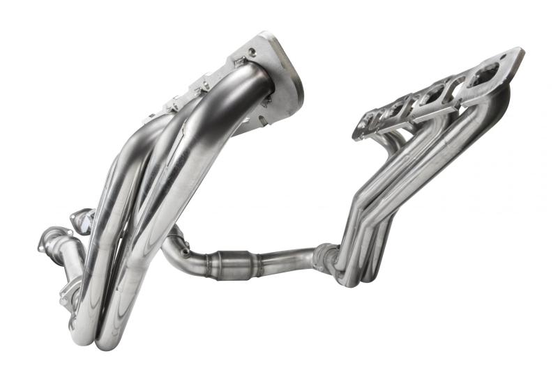 Load image into Gallery viewer, Kooks 06-10 Jeep SRT8 6.1L 1 7/8in x 3in SS Longtube Headers and Catted SS Connection Pipes
