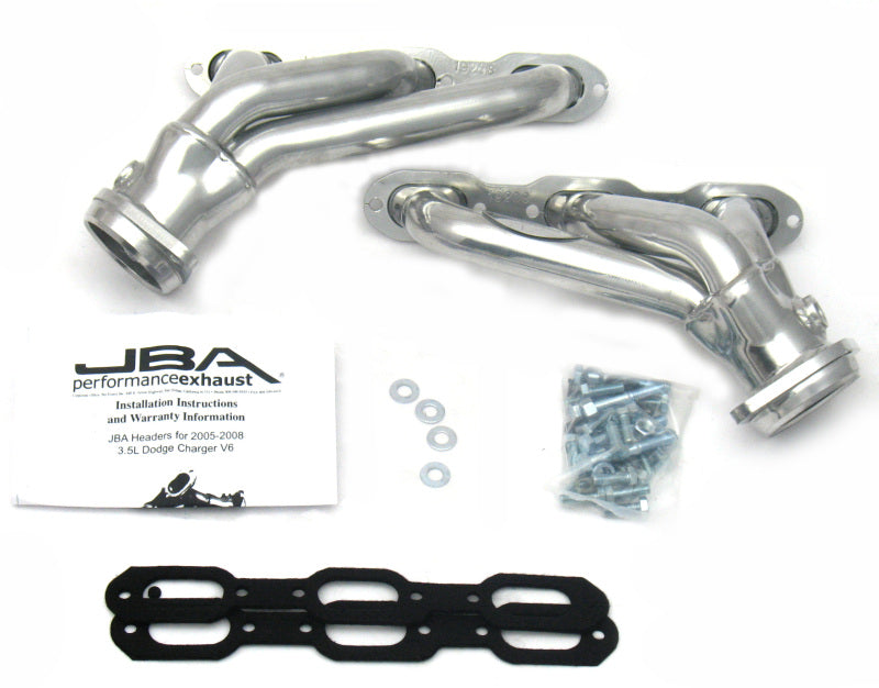 Load image into Gallery viewer, JBA 05-10 Chrysler 3.5L V6 1-5/8in Primary Silver Ctd Cat4Ward Header
