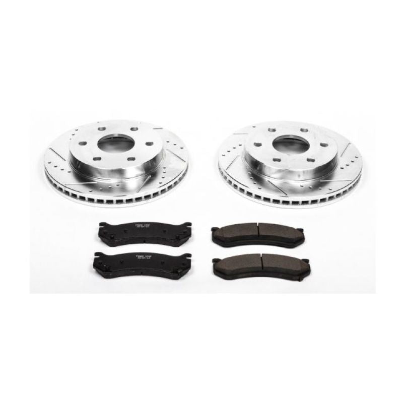 Load image into Gallery viewer, Power Stop 02-06 Cadillac Escalade Front Z23 Evolution Sport Brake Kit
