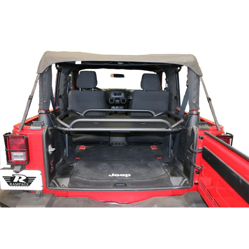 Load image into Gallery viewer, Rampage 2007-2018 Jeep Wrangler(JK) Rear Sport Rack - Black

