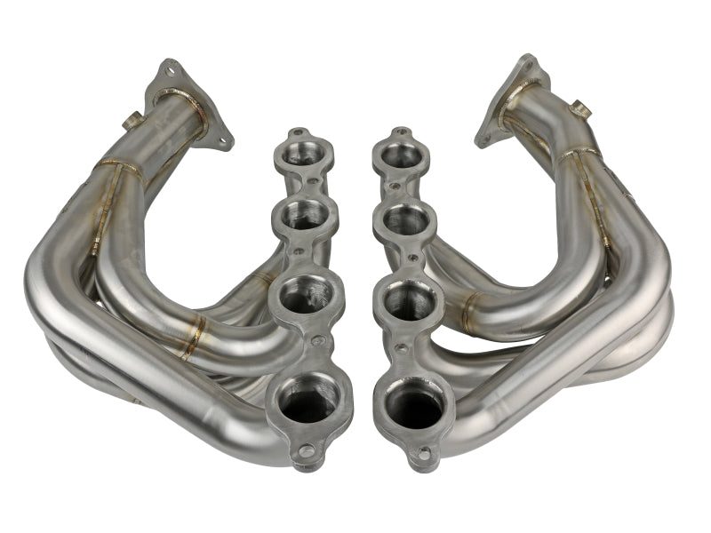Load image into Gallery viewer, aFe Twisted 304SS Header 2020 Chevy Corvette (C8) 6.2L V8 - Brushed
