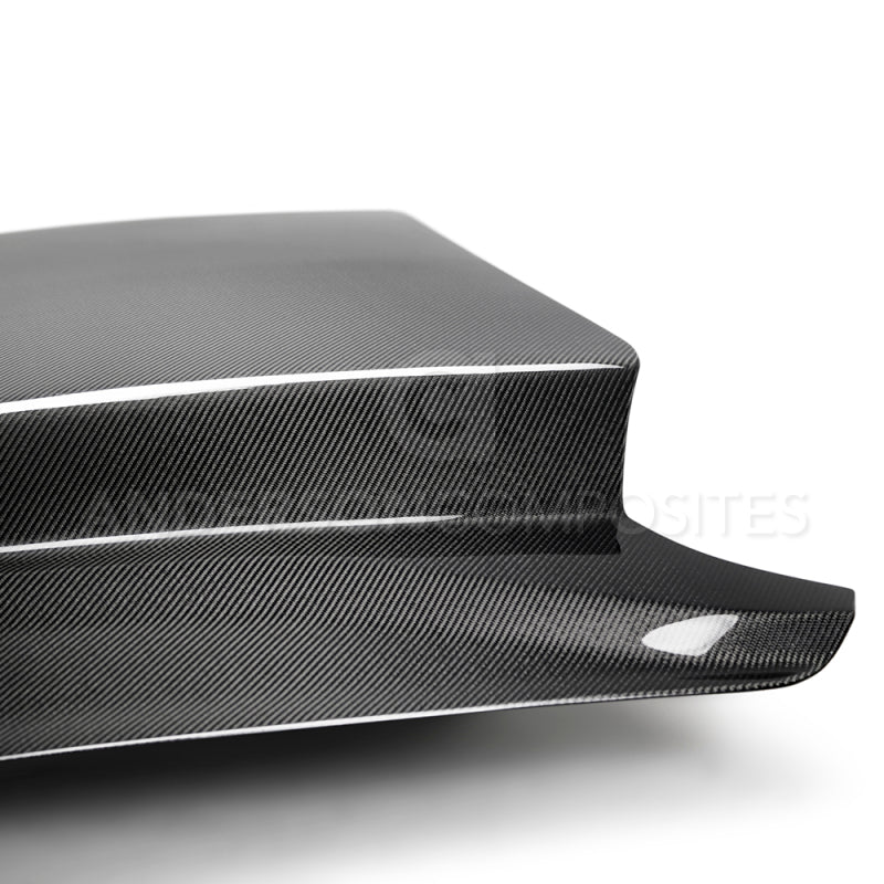 Load image into Gallery viewer, Anderson Composites 2018 Ford Mustang Double Sided Type-CJ 4in Carbon Fiber Cowl Hood
