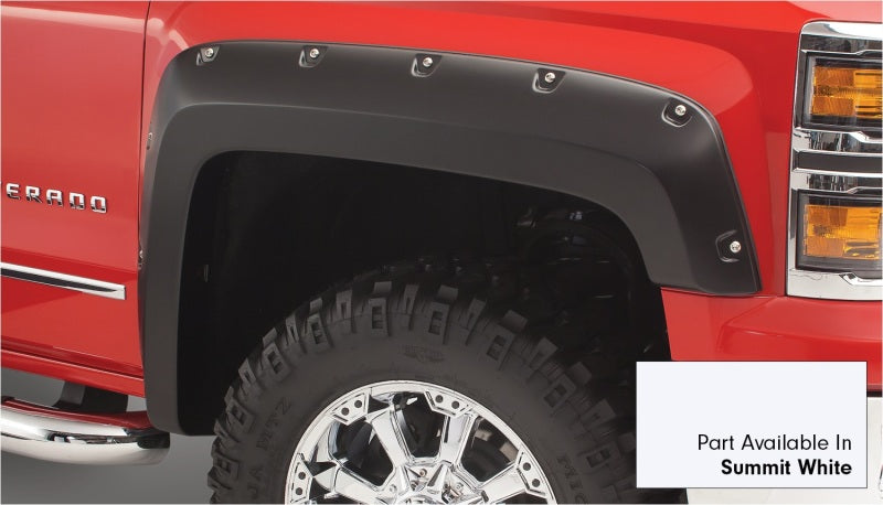 Load image into Gallery viewer, Bushwacker 16-18 Chevy Silverado 1500 Fleetside Pocket Style Flares 4pc - Summit White
