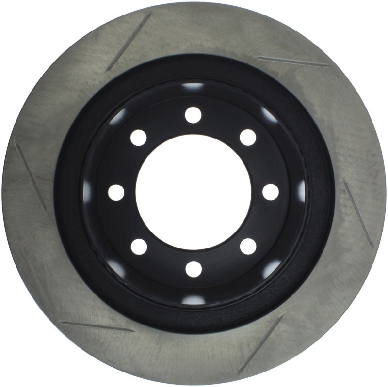 Load image into Gallery viewer, StopTech Power Slot 06-08 Dodge Ram 1500/03-08 Ram 2500/3500 All 2wd/4wd Rear Left Slotted Rotor
