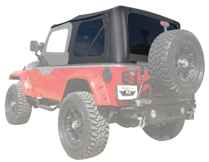 Load image into Gallery viewer, Rampage 1997-2006 Jeep Wrangler(TJ) OEM Replacement Top - Black Diamond
