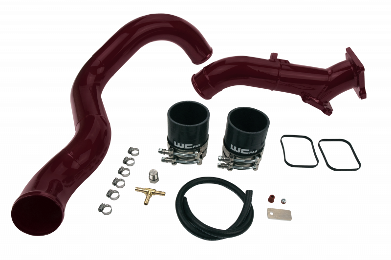 Load image into Gallery viewer, Wehrli 01-04 Chevrolet 6.6L LB7 Duramax 3in Y-Bridge Kit - Grape Frost
