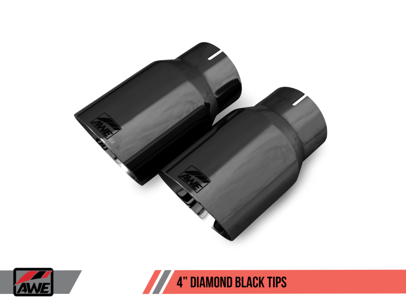 Load image into Gallery viewer, AWE Tuning S550 Mustang EcoBoost Axle-Back Exhaust - Touring Edition (Diamond Black Tips)
