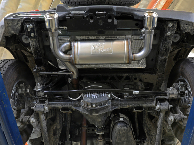 Load image into Gallery viewer, aFe Vulcan 3in 304 SS Axle-Back Exhaust 2021 Ford Bronco L4-2.3L (t)/V6-2.7L (tt) w/ Polished Tips
