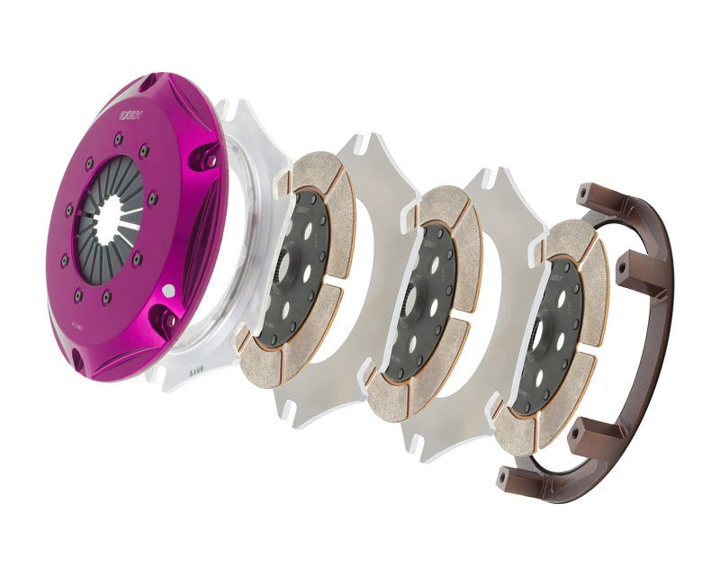 Load image into Gallery viewer, Exedy Universal Builder Series Triple Metallic Clutch Does NOT Incl FW Req. Custom Clutch Actuation
