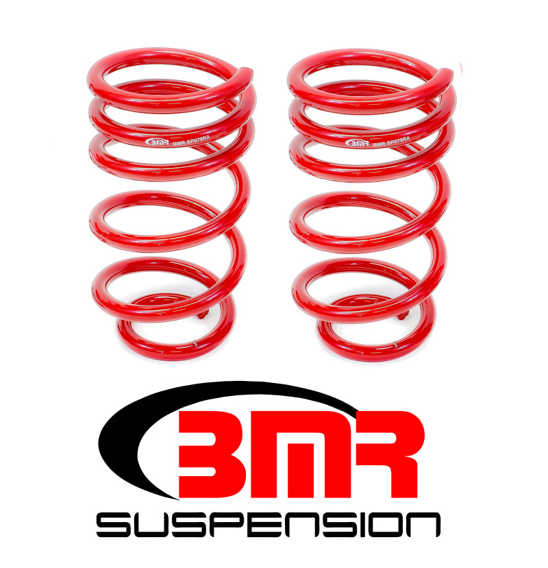 Load image into Gallery viewer, BMR 10-15 5th Gen Camaro V8 Rear Lowering Springs - Red
