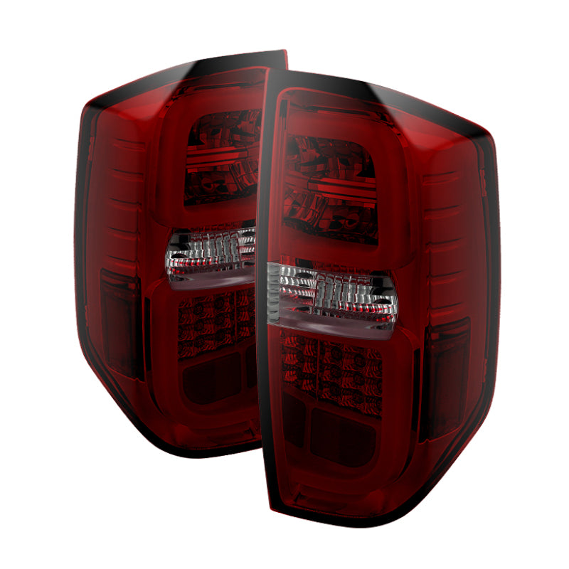 Load image into Gallery viewer, Spyder Toyota Tundra 2014-2016 Light Bar LED Tail Lights Red Smoke ALT-YD-TTU14-LED-RS
