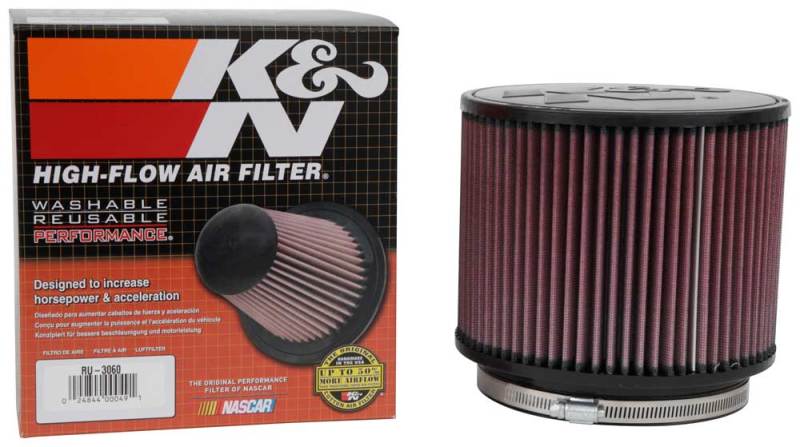 Load image into Gallery viewer, K&amp;N Universal Rubber Filter 6in Flange ID / 7.5in OD / 6in Height / Round Straight
