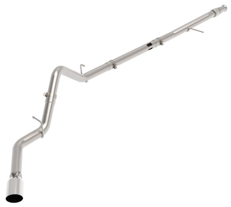 Load image into Gallery viewer, aFe Large Bore-HD 3in 409SS DPF-Back 20-21 GM Trucks L6-3.0L (td) LM2 - Polished Tip
