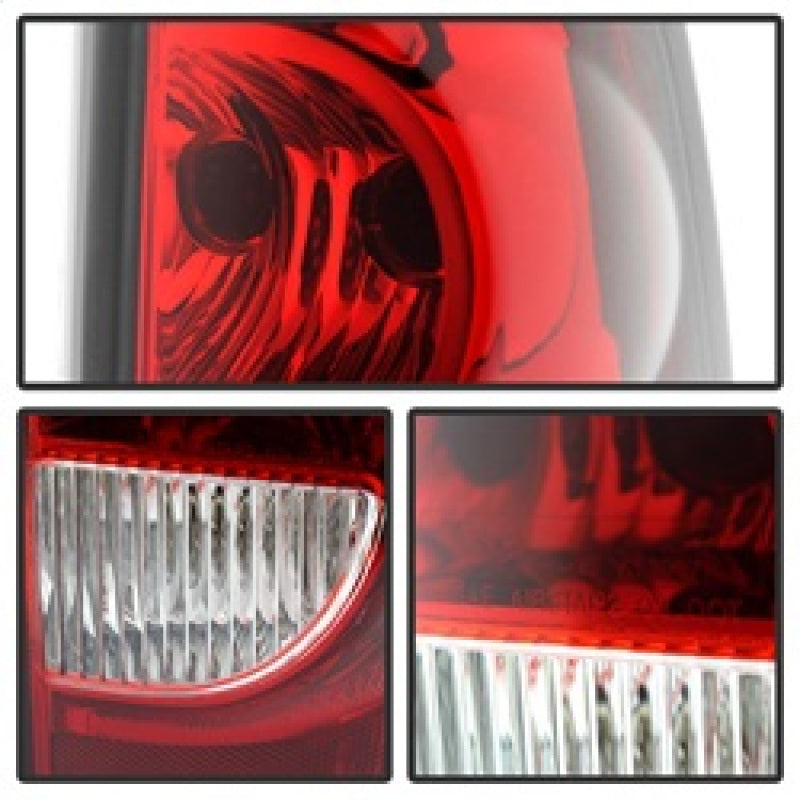 Load image into Gallery viewer, xTune Chevy Silverado 1500-2500-3500 03-06 OEM Style Tail Lights Red Clear ALT-JH-CS03-OE-RC
