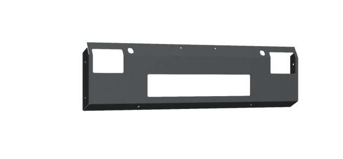 Road Armor 19-20 Ram 2500 Vaquero Front Non-Winch Plate - Tex Blk