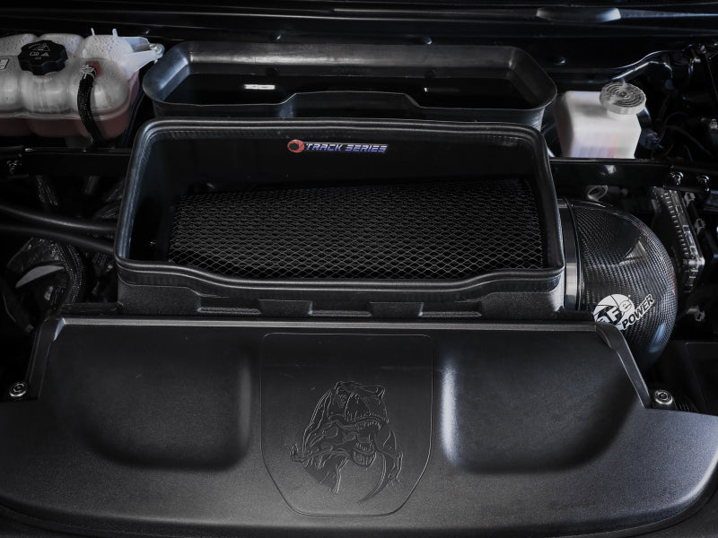 Load image into Gallery viewer, aFe 21-23 RAM 1500 TRX Track Series Carbon Fiber Cold Air Intake System w/ Pro 5R Filter
