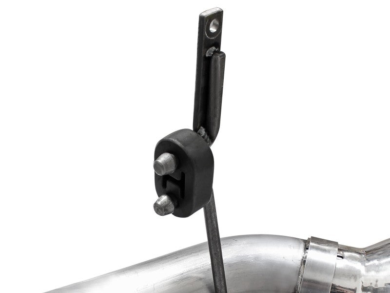 Load image into Gallery viewer, aFe Large Bore-HD 4in 409 Stainless Steel DPF-Back Exhaust w/Polished Tips 15-16 Ford Diesel Truck
