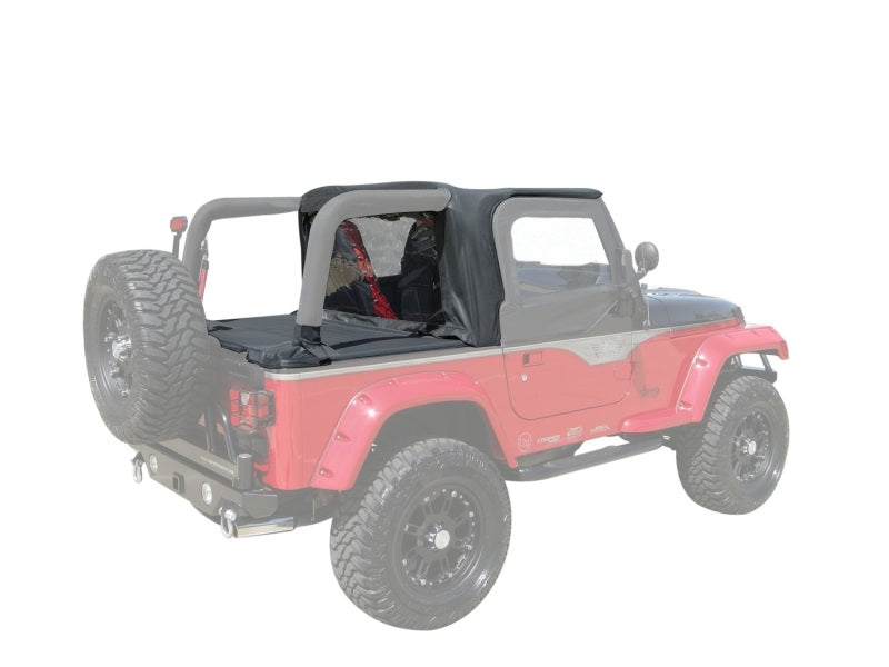 Load image into Gallery viewer, Rampage 1997-2002 Jeep Wrangler(TJ) Cab Soft Top And Tonneau Cover - Black Denim
