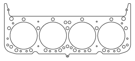 Cometic Chevy Small Block 4.060 inch Bore .027 inch MLS Head Gasket (18 or 23 Deg. Heads)