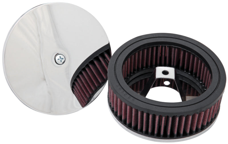 Load image into Gallery viewer, K&amp;N 4in ID / 5.5in OD / 2in H Custom Assembly Filter designed to fit Harley-Davidson Motorcycle
