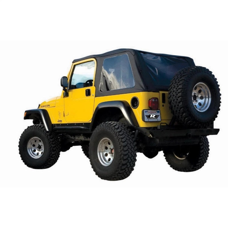 Load image into Gallery viewer, Rampage 1997-2006 Jeep Wrangler(TJ) Excludes LJ Unlimited Frameless Soft Top Kit - Black Diamond
