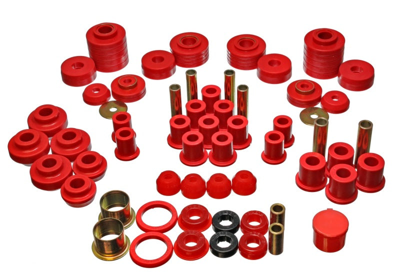 Load image into Gallery viewer, Energy Suspension 80-96 Ford F150 Std/Extra Cab Pickup Red Hyper-Flex Master Bushing Set
