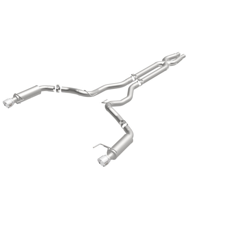 Load image into Gallery viewer, MagnaFlow Cat Back, SS, 3in, Competition, Dual Split Polished 4.5in Tips 2015 Ford Mustang GT V8 5.0
