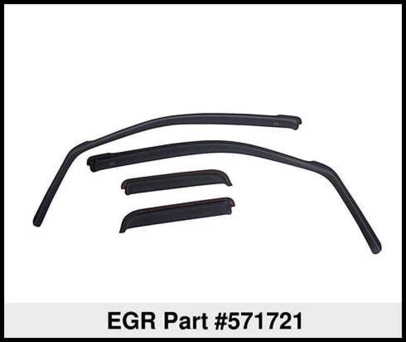 Load image into Gallery viewer, EGR 00-06 Chev Subran/Yuk / 01-07 Silv/Sierra Crew In-Channel Window Visors - Set of 4 (571721)
