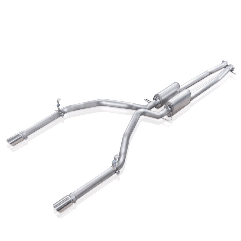 Load image into Gallery viewer, Stainless Works Chevy Silverado/GMC Sierra 2007-16 5.3L/6.2L Exhaust Under Bumper Exit
