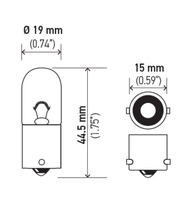 Load image into Gallery viewer, Hella Bulb 1003 12V 12W BA15s B6
