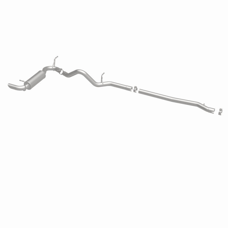 Load image into Gallery viewer, MagnaFlow 12-14 Jeep Wrangler 4dr Single Straight Rear P/S Exit Stainless C/B Performance Exhaust
