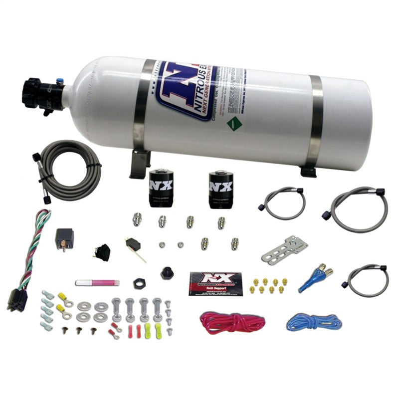Load image into Gallery viewer, Nitrous Express All GM EFI Single Nozzle Nitrous Kit (35-150HP) w/15lb Bottle
