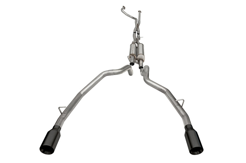 Load image into Gallery viewer, Corsa 2021-2024 Dodge Ram TRX Crew Cab Xtreme Catback Exhaust Dual Rear Black Tip
