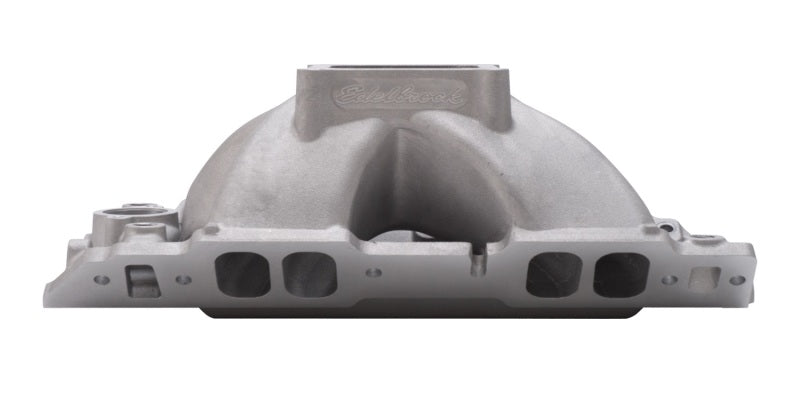 Load image into Gallery viewer, Edelbrock Manifold BBC Short Deck Super Victor 565 Conventional Rect Port Heads
