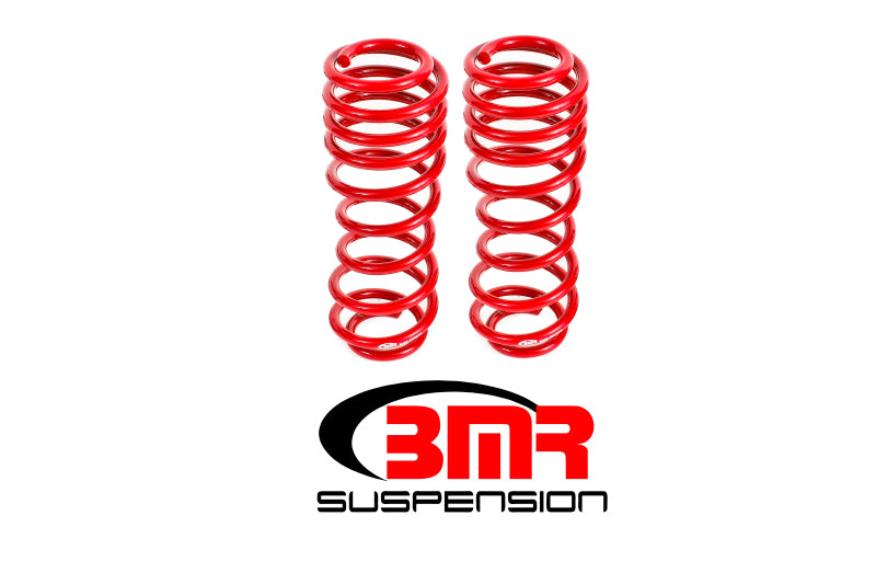 Load image into Gallery viewer, BMR 05-14 S197 Mustang GT/GT500 Rear Handling Version Lowering Springs - Red
