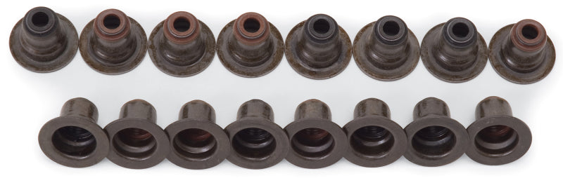 Load image into Gallery viewer, Edelbrock Spring Seat Locator/Seal Kit for Cylinder Heads Using 8mm Valves w/ 1 30In Beehive Springs
