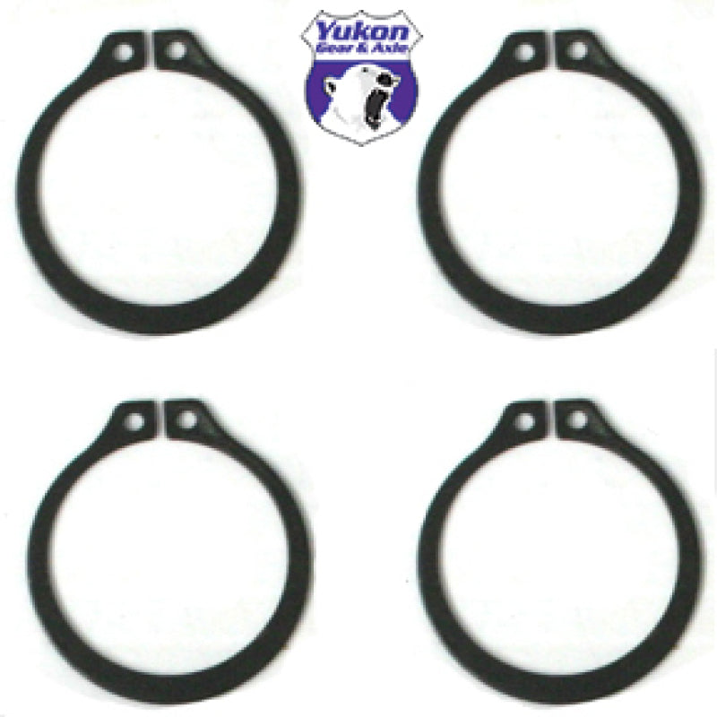 Load image into Gallery viewer, Yukon Gear (4) Full Circle Snap Rings / Fits Dana 60 733X U-Joint w/ Aftermarket Axle
